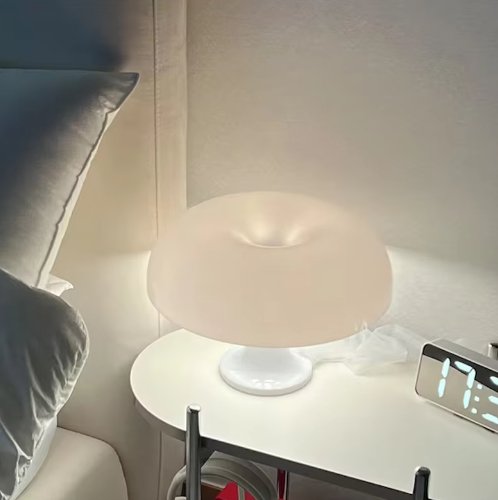 MinimalistMushroomTableLamp™ - Blanc - Univers des Lumières