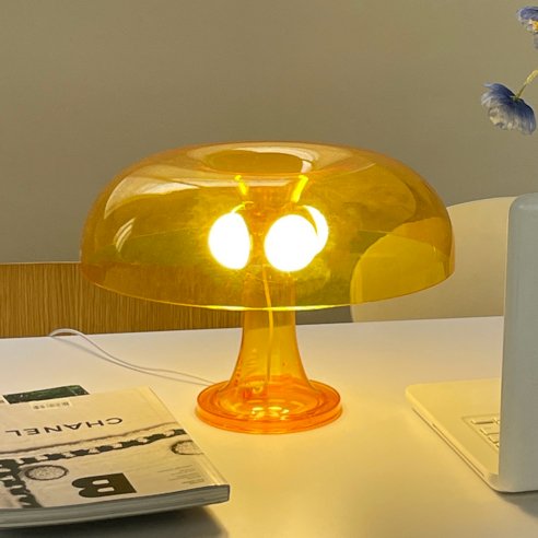 MinimalistMushroomTableLamp™ - Jaune - Univers des Lumières